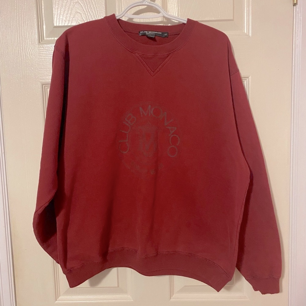 Club Monaco Red Sweatshirt